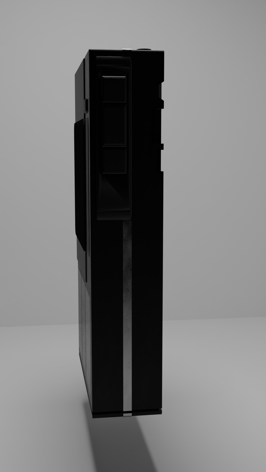 Radio Tape 3D model_4