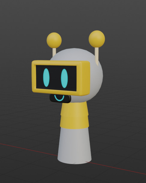 Sprunki 3D Incredibox Fun Bot Low-poly  Low-poly 3D model_1