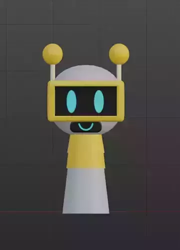 Sprunki 3D Incredibox Fun Bot Low-poly  Low-poly 3D model