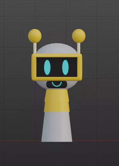 Sprunki 3D Incredibox Fun Bot Low-poly  Low-poly 3D model_0