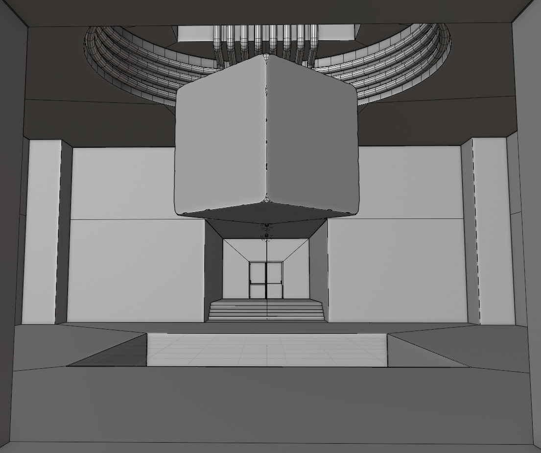 VR Room  Low-poly 3D model_6