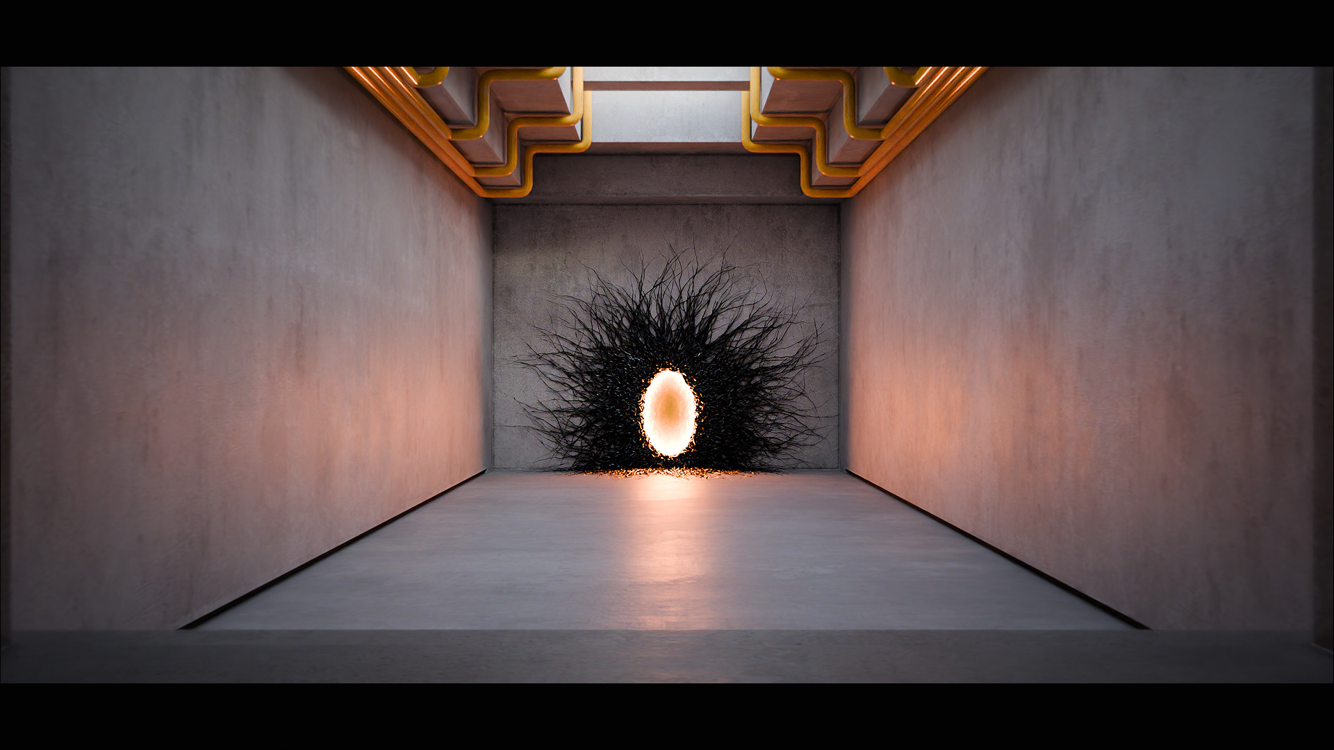 VR Room  Low-poly 3D model_4