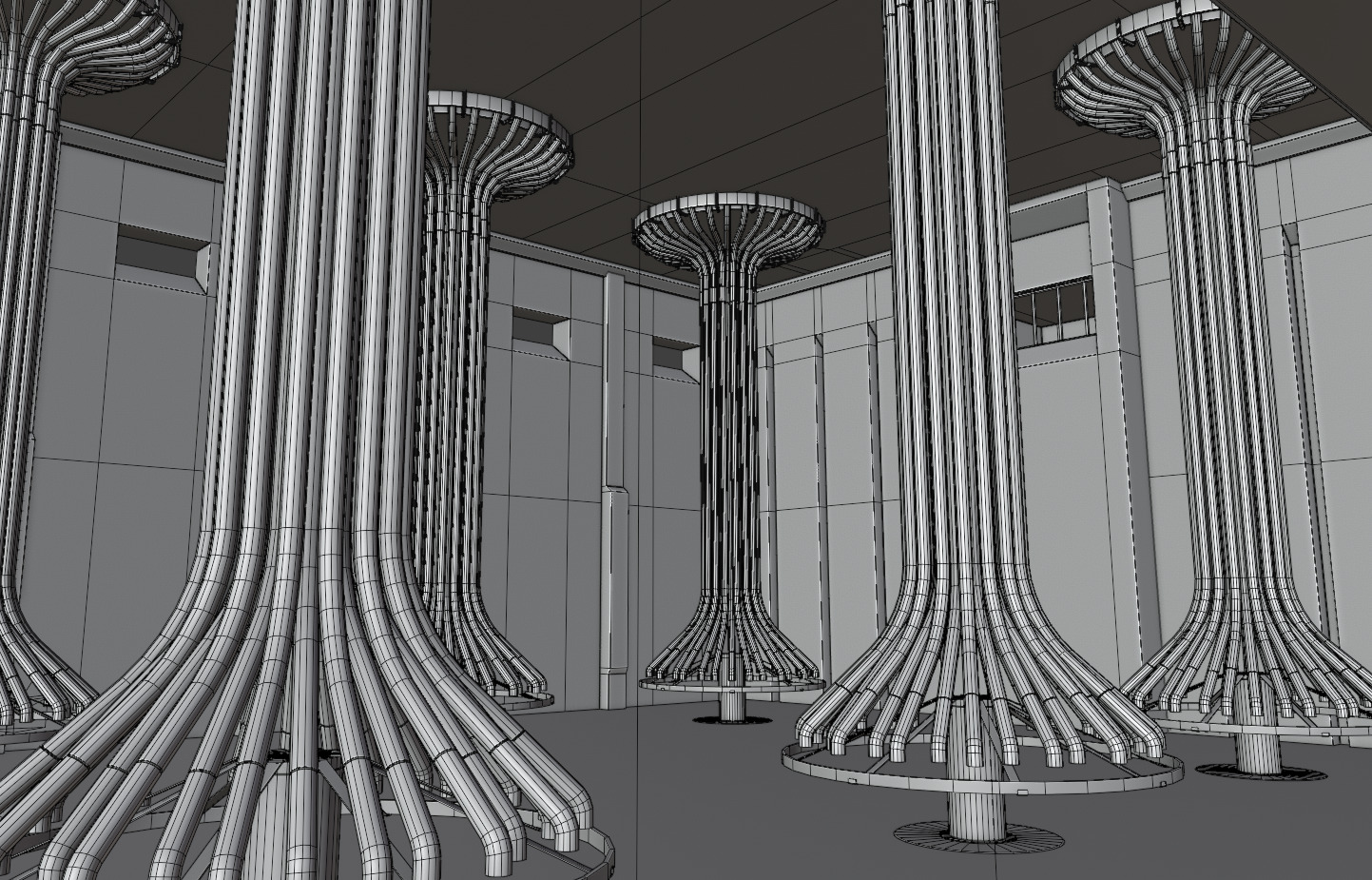 VR Room  Low-poly 3D model_9