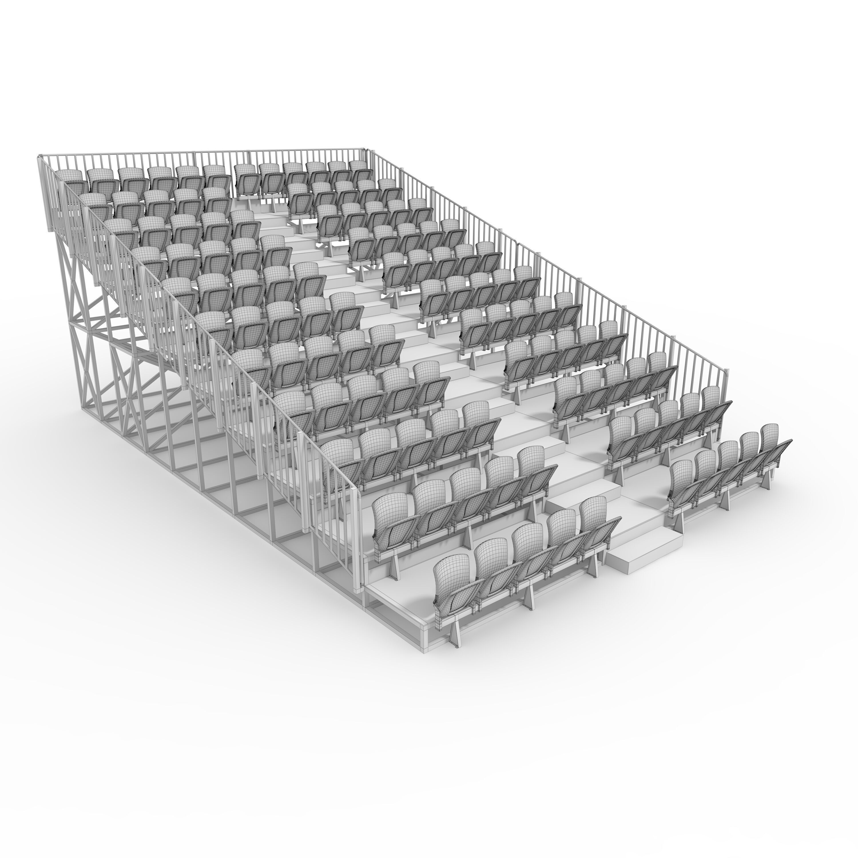 Bleachers 34 3D model_1