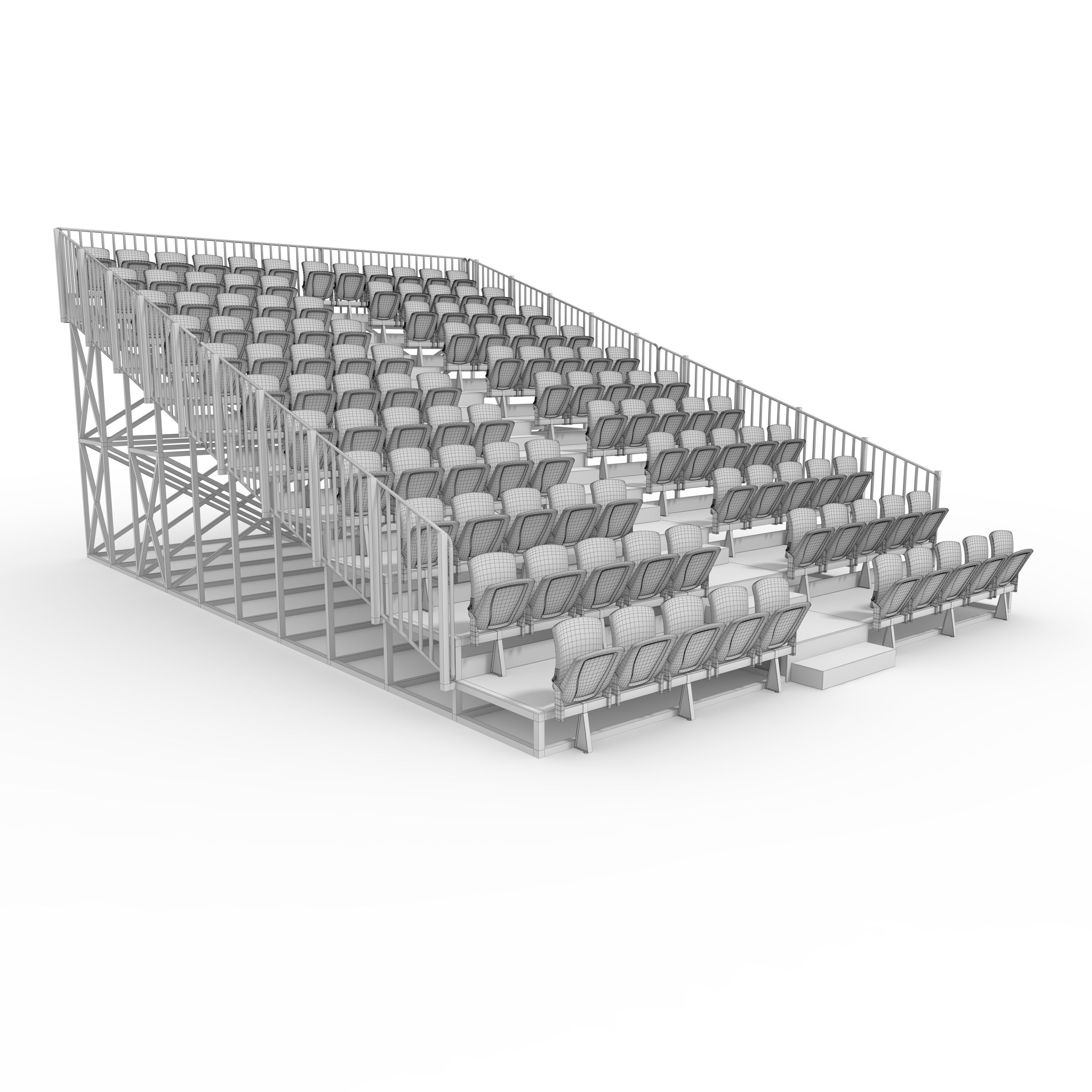 Bleachers 34 3D model_9