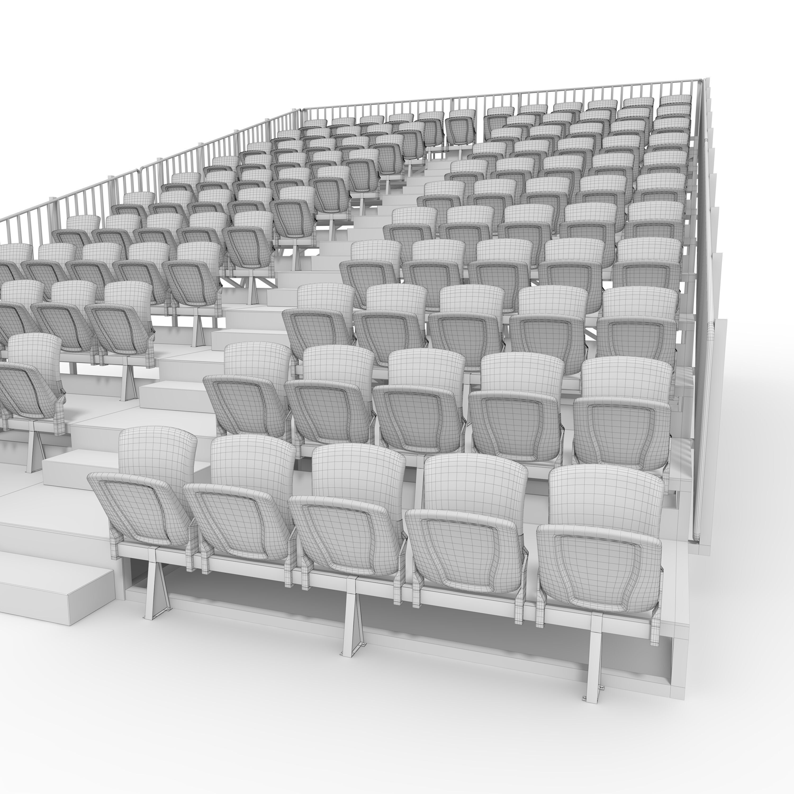 Bleachers 34 3D model_23