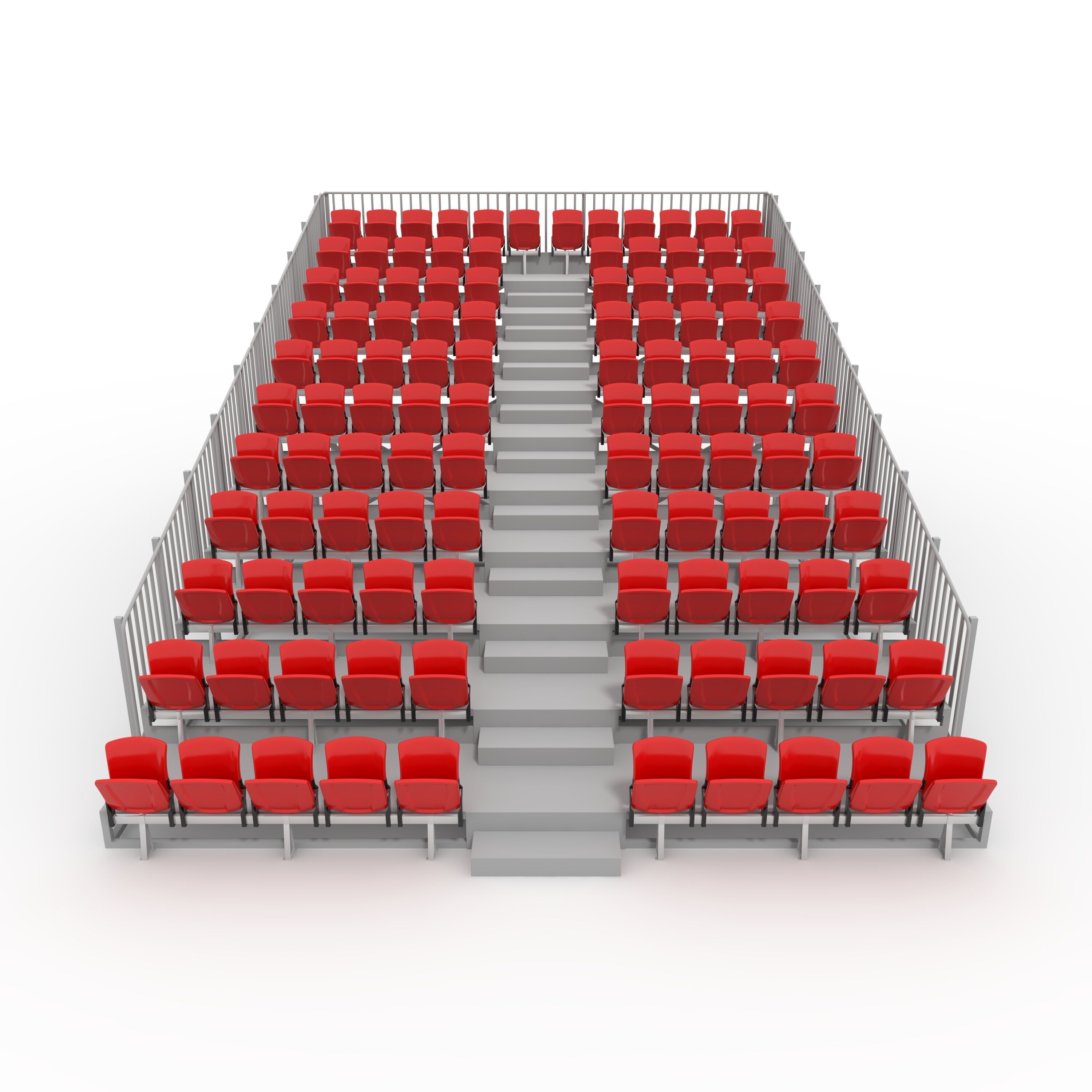 Bleachers 34 3D model_2