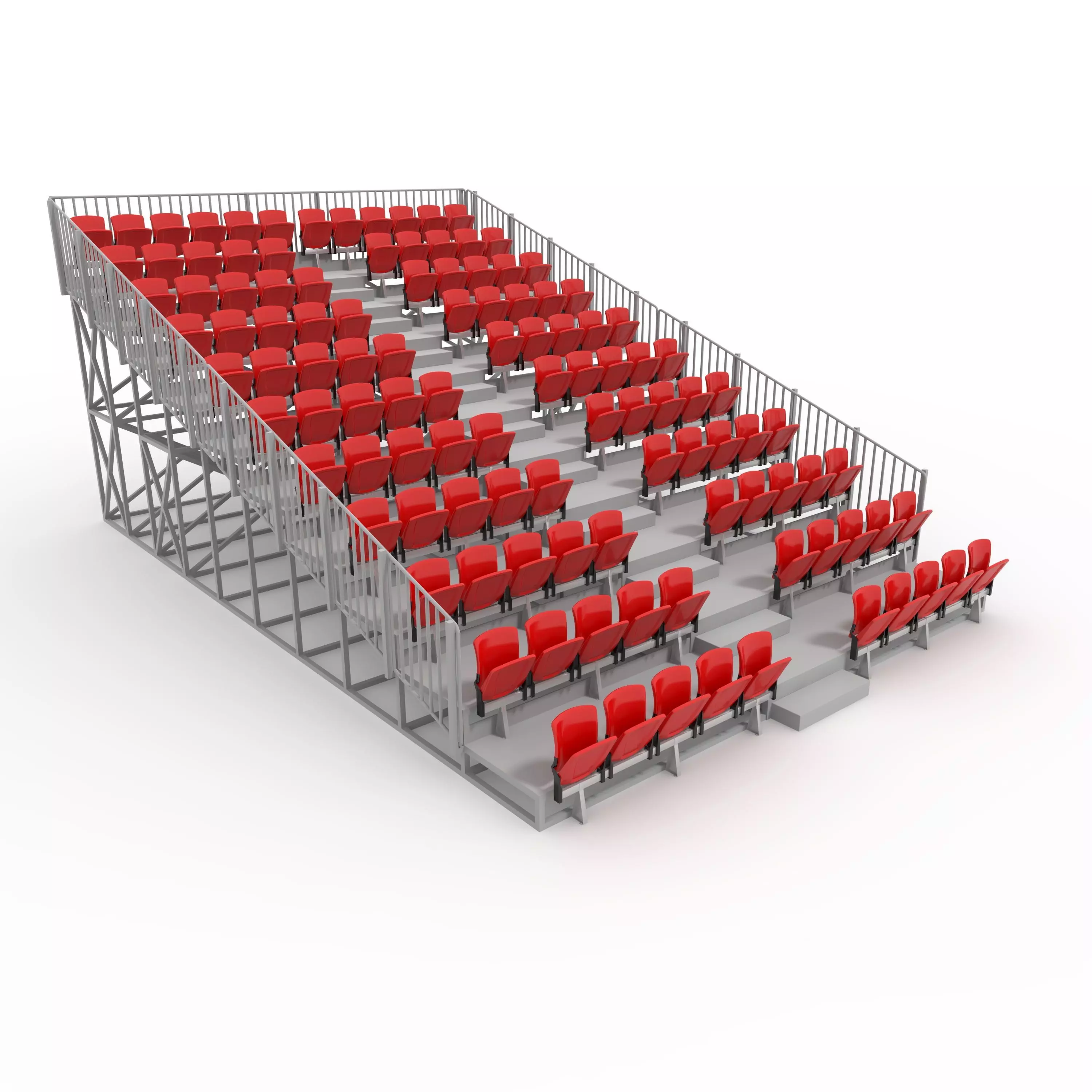 Bleachers 34 3D model_0