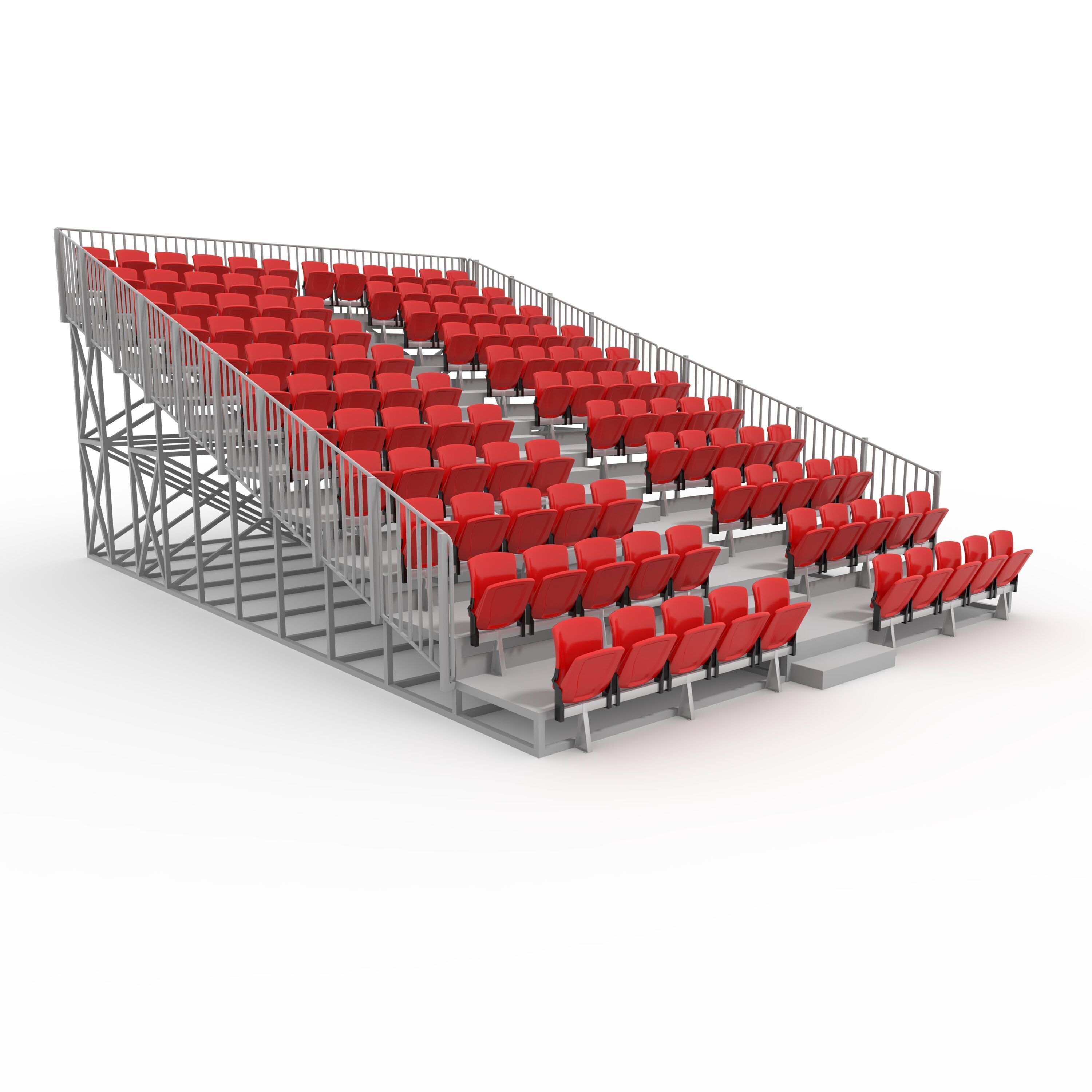 Bleachers 34 3D model_8