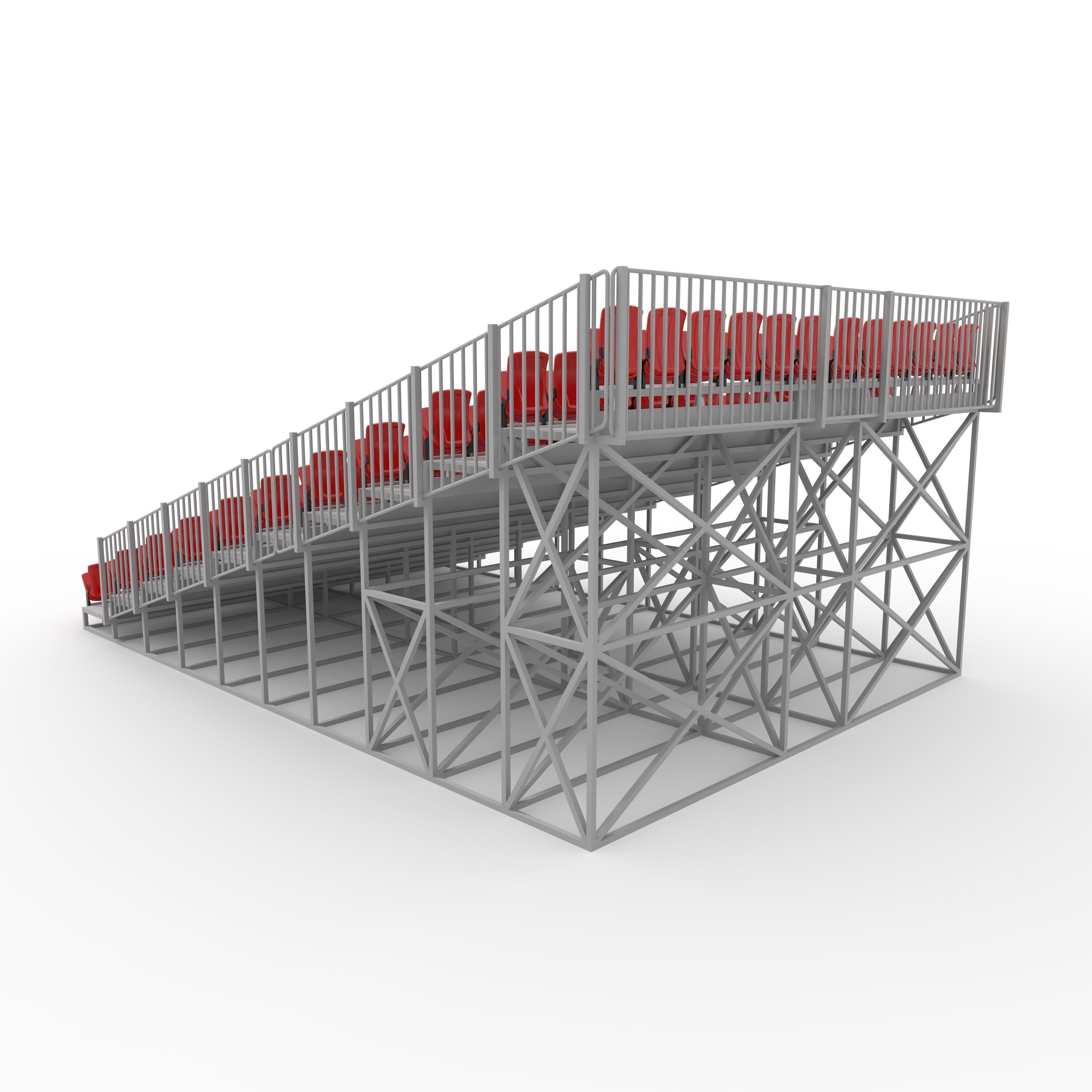 Bleachers 34 3D model_14