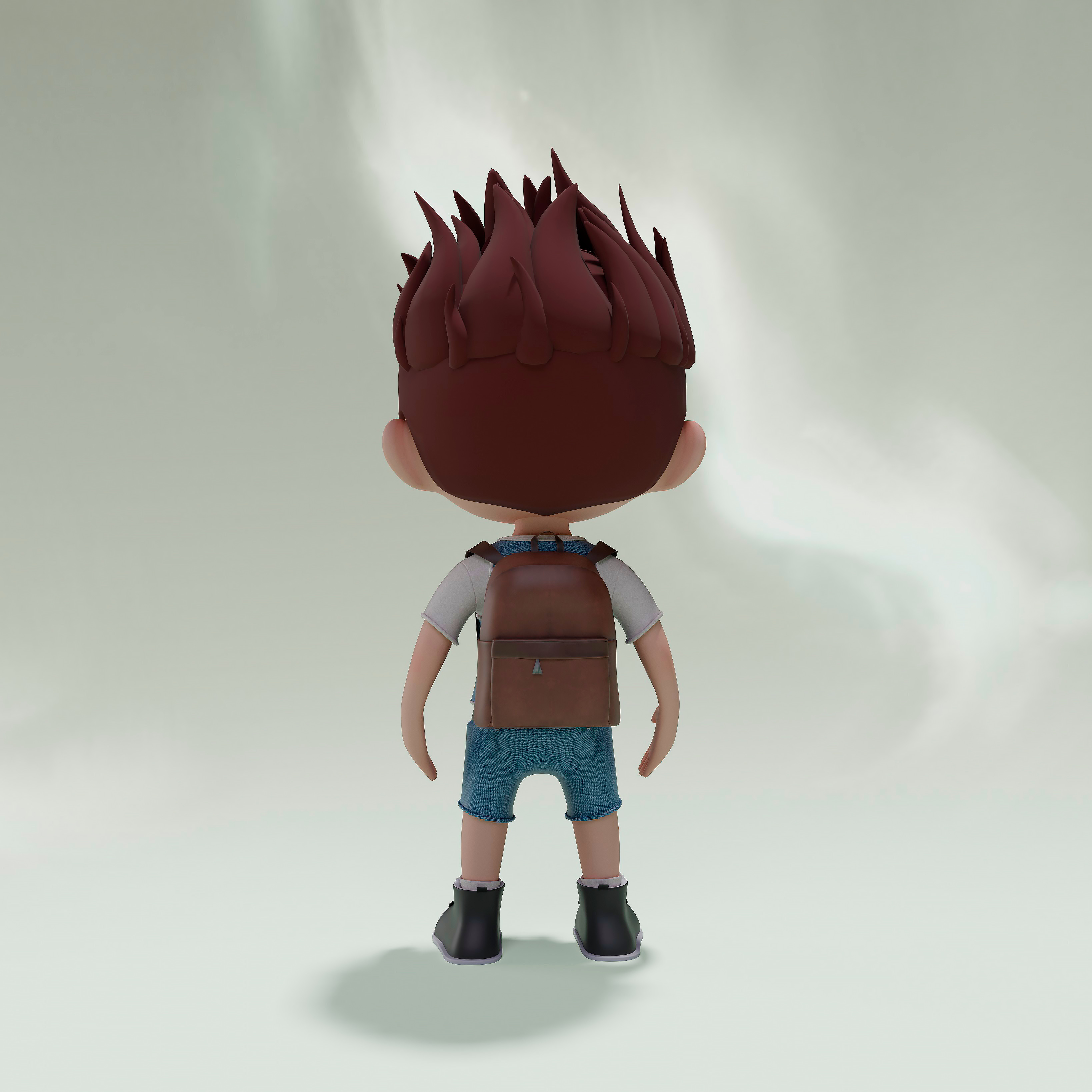 Cartoon Character 3D Model  3D model_2