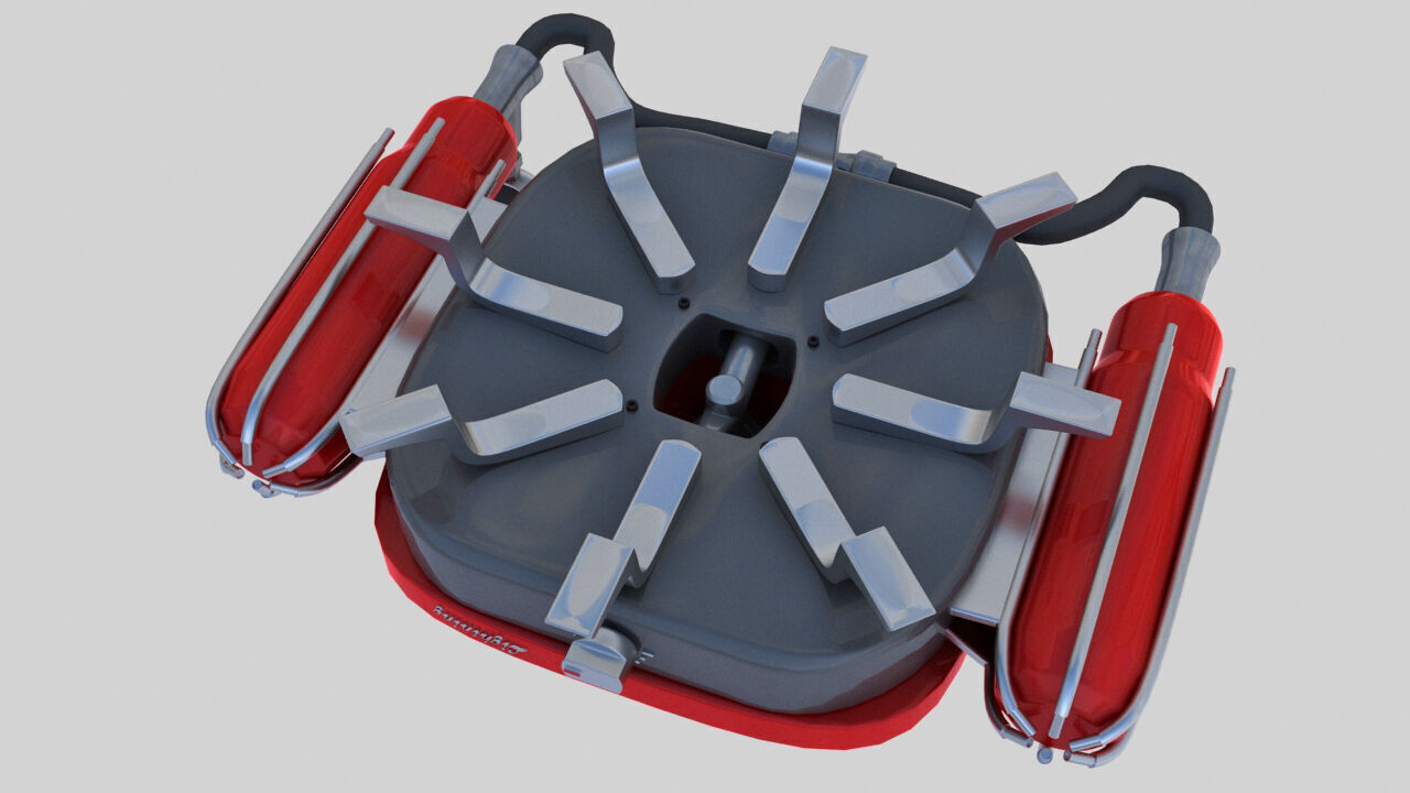 Portable Gas Burner 3D model_16
