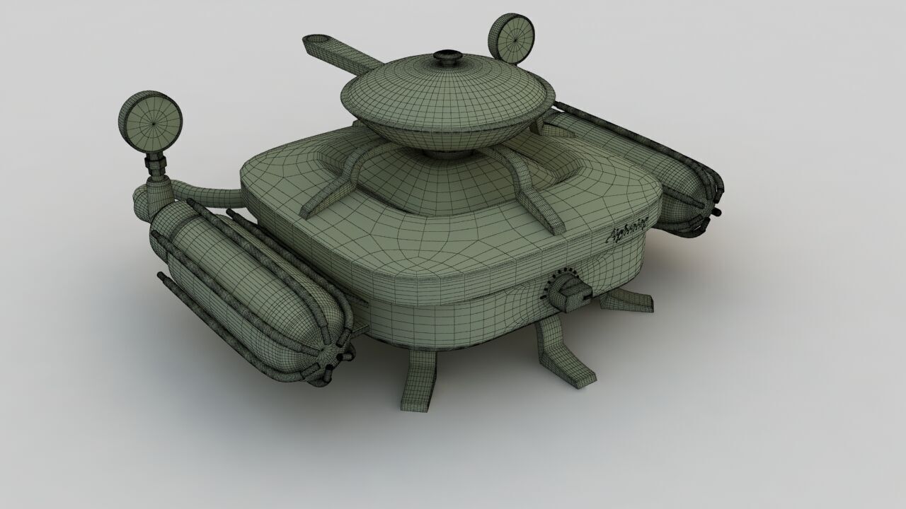 Portable Gas Burner 3D model_29