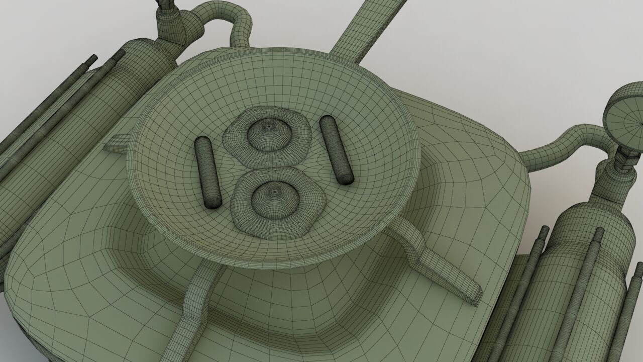 Portable Gas Burner 3D model_32