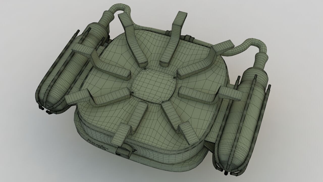 Portable Gas Burner 3D model_30