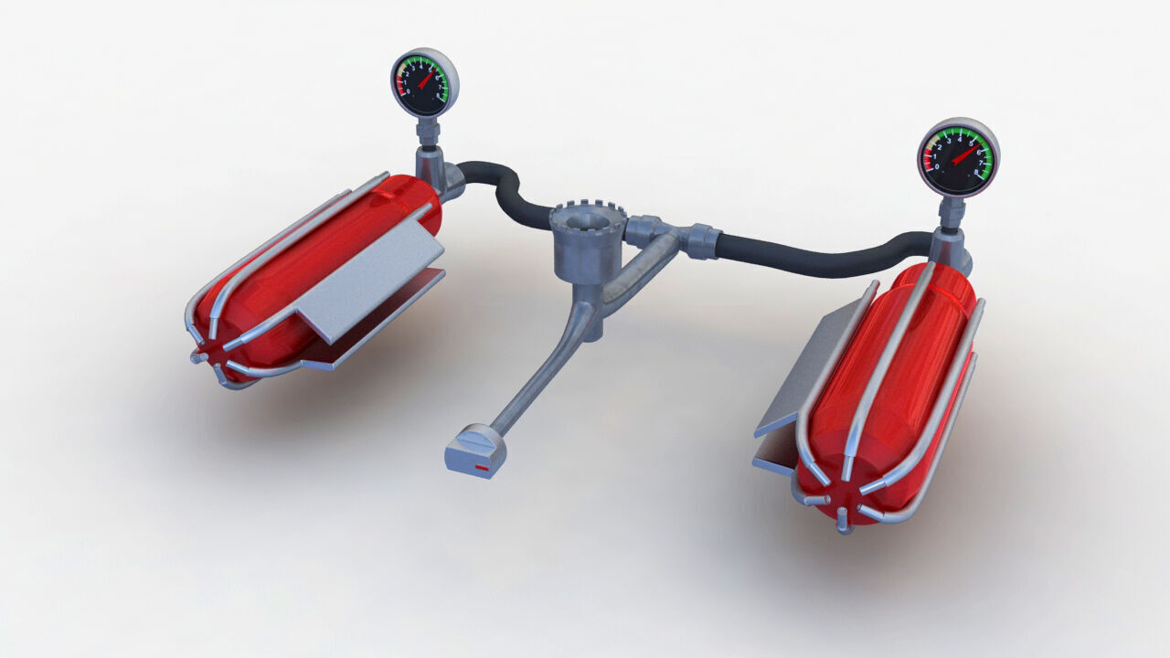 Portable Gas Burner 3D model_18