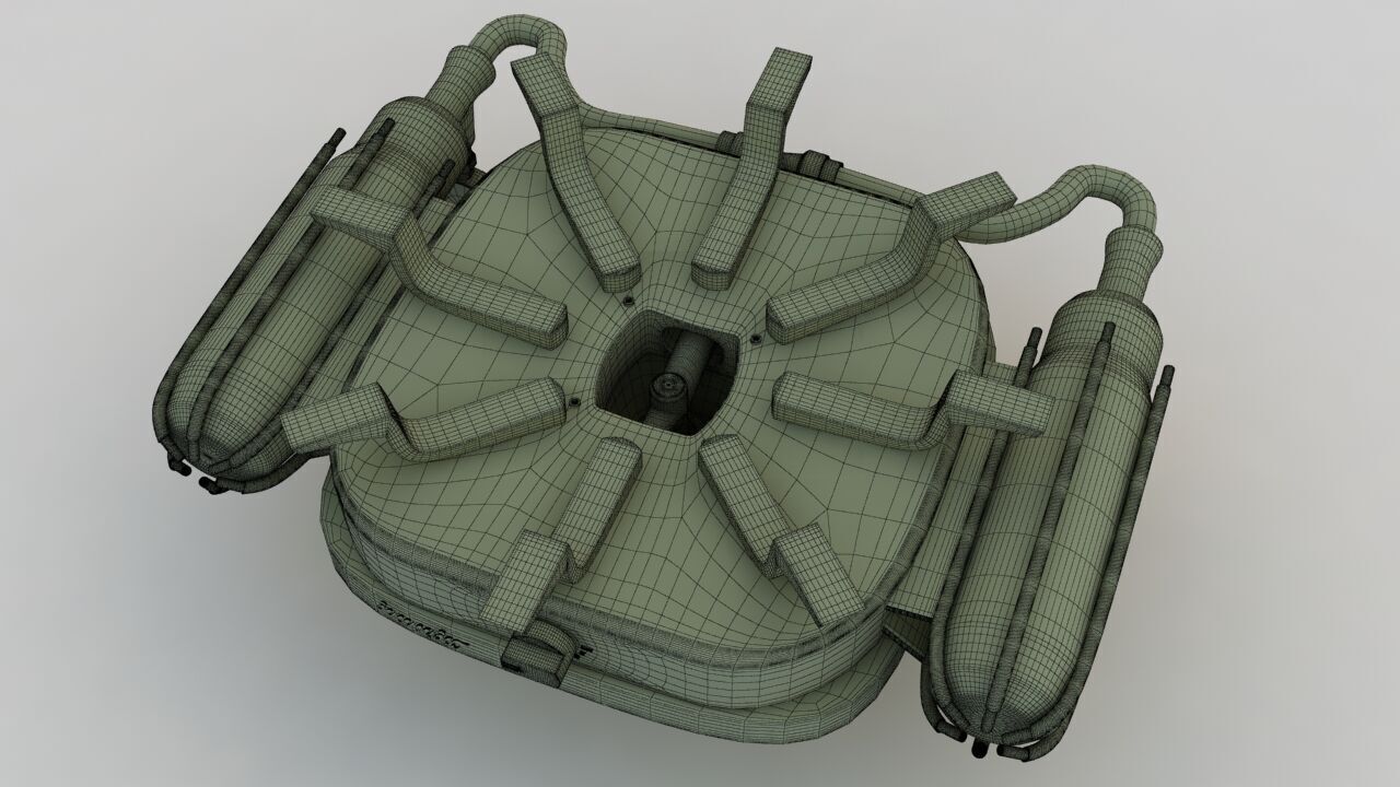 Portable Gas Burner 3D model_31