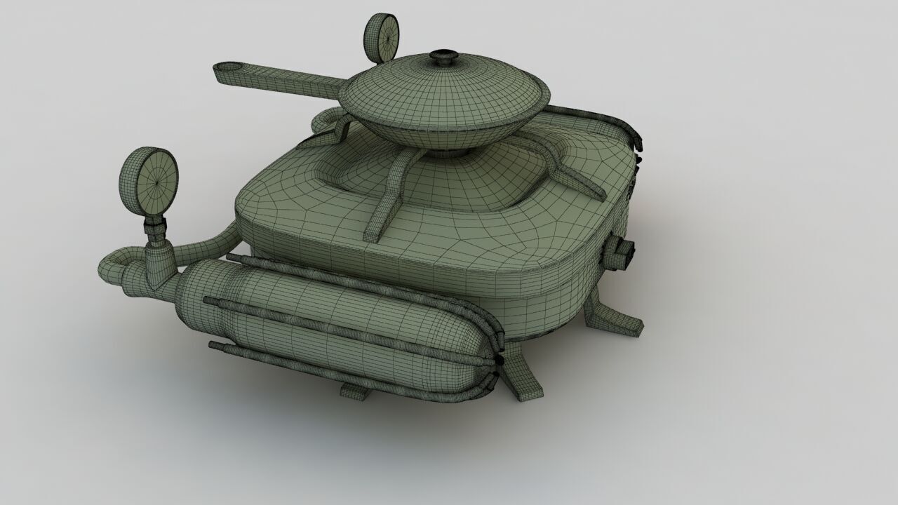 Portable Gas Burner 3D model_28