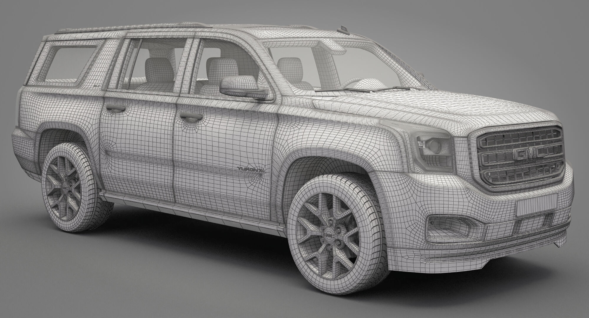 GMC Yukon 2014 3D model_19
