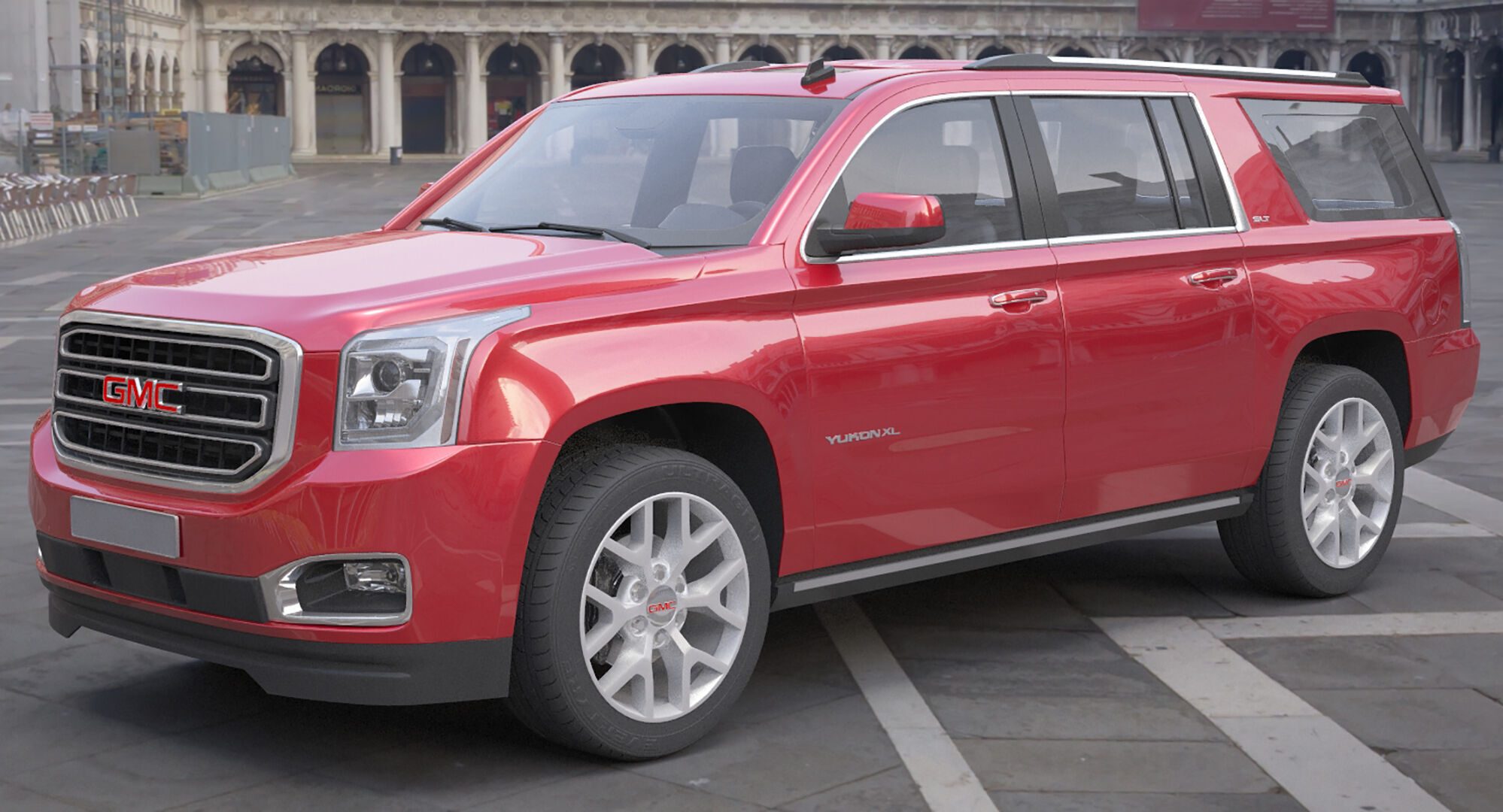 GMC Yukon 2014 3D model_2
