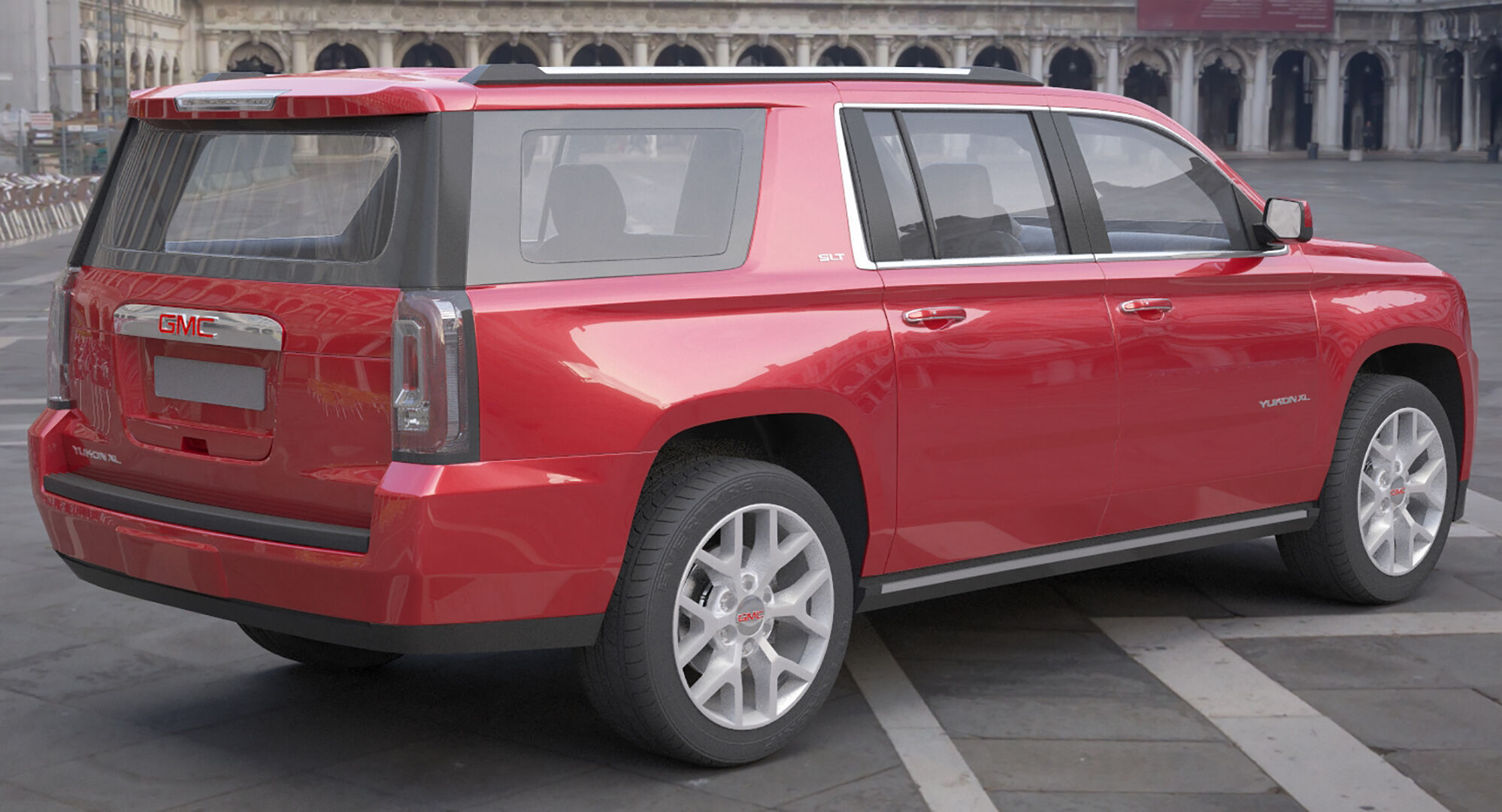 GMC Yukon 2014 3D model_3