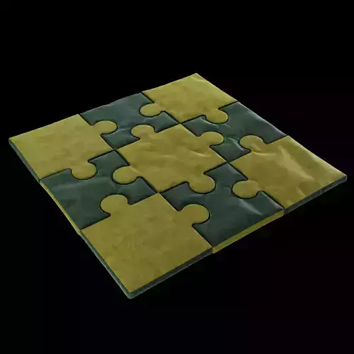 Puzzle pillow 3D model