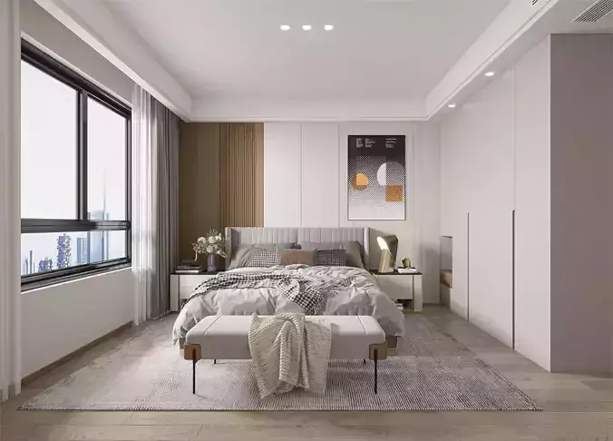 Modern bedroom