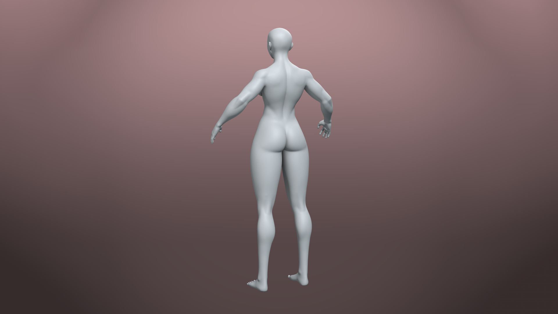 Stylized Basemesh Pack Low-poly 3D model_5
