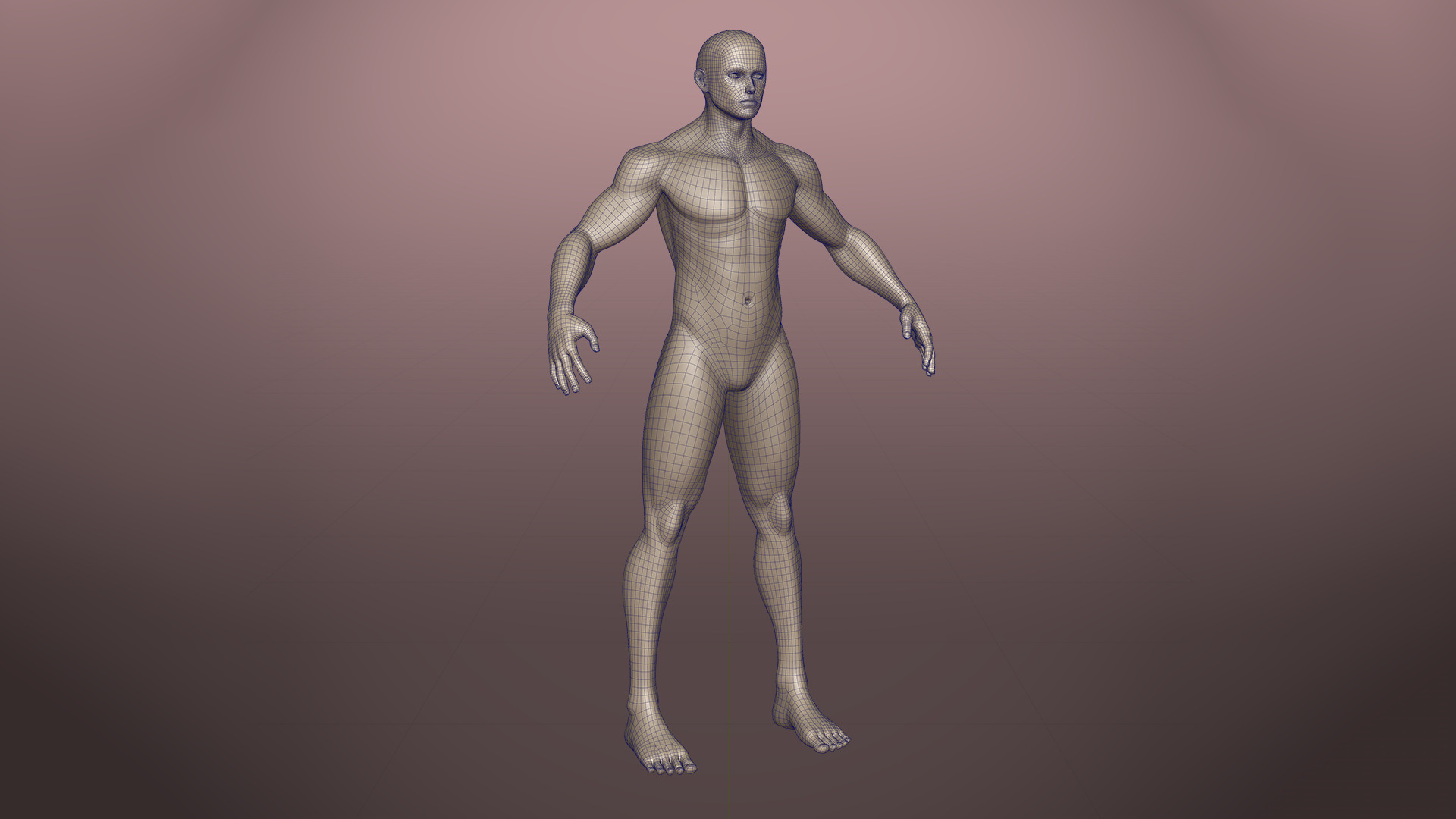 Stylized Basemesh Pack Low-poly 3D model_10