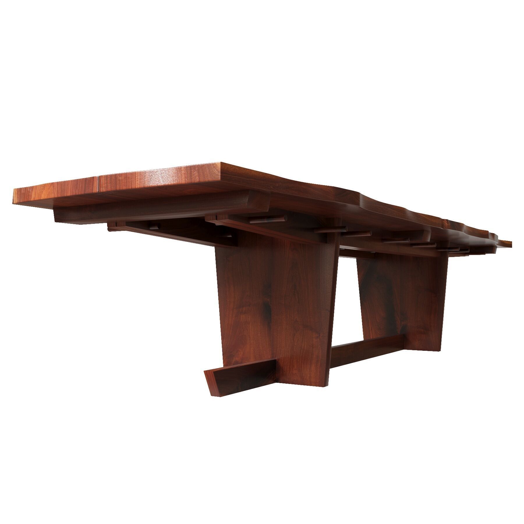 George Nakashima Minguren II Dining Table 3D model_5