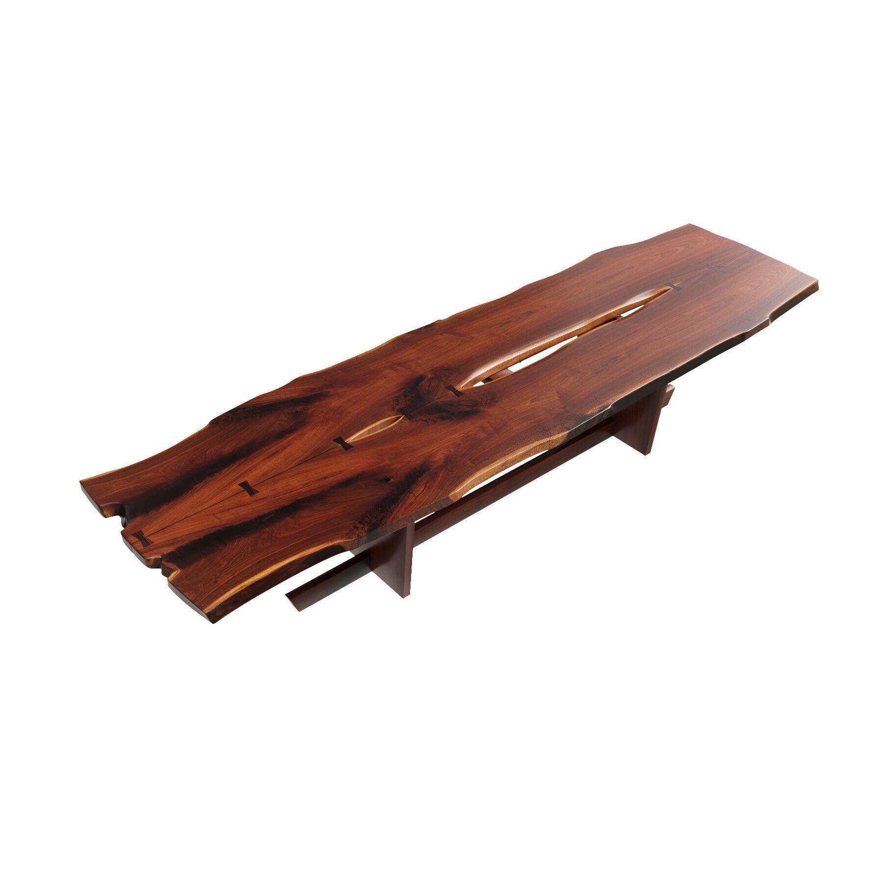 George Nakashima Minguren II Dining Table 3D model_3