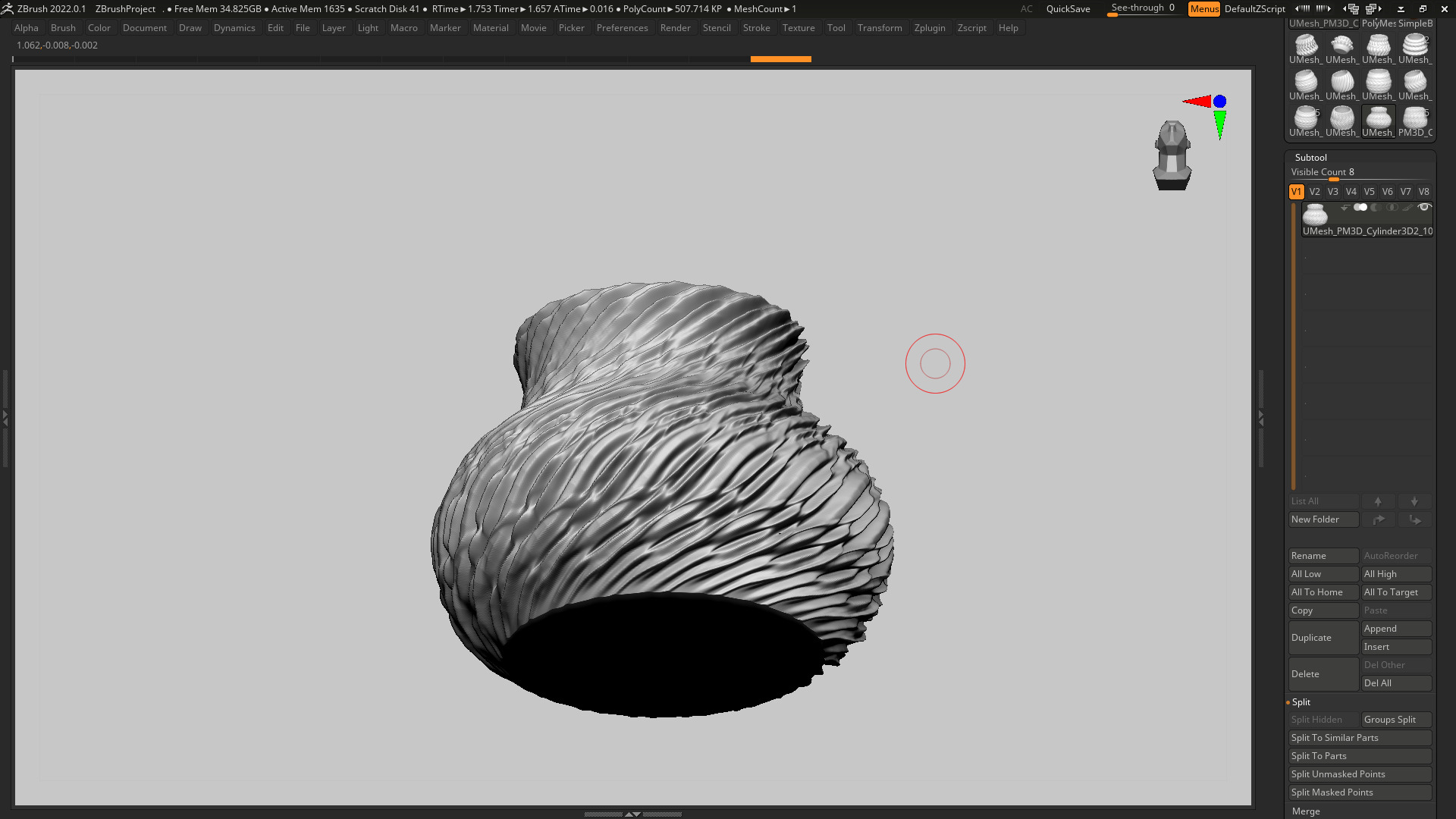 vase 3d print 347  3D print model_7