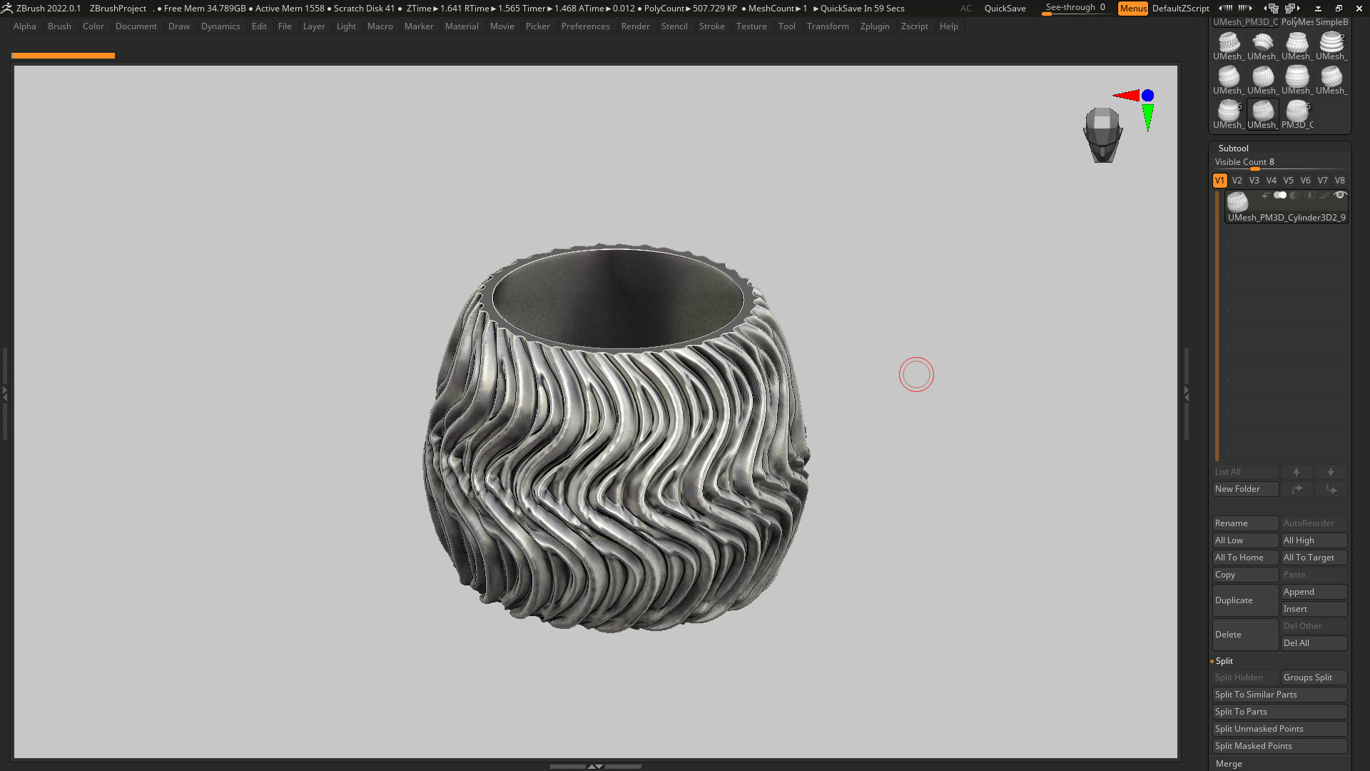vase 3d print 346  3D print model_6