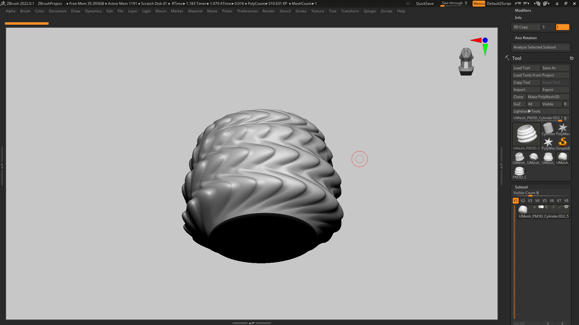 vase 3d print 344 3D print model_6