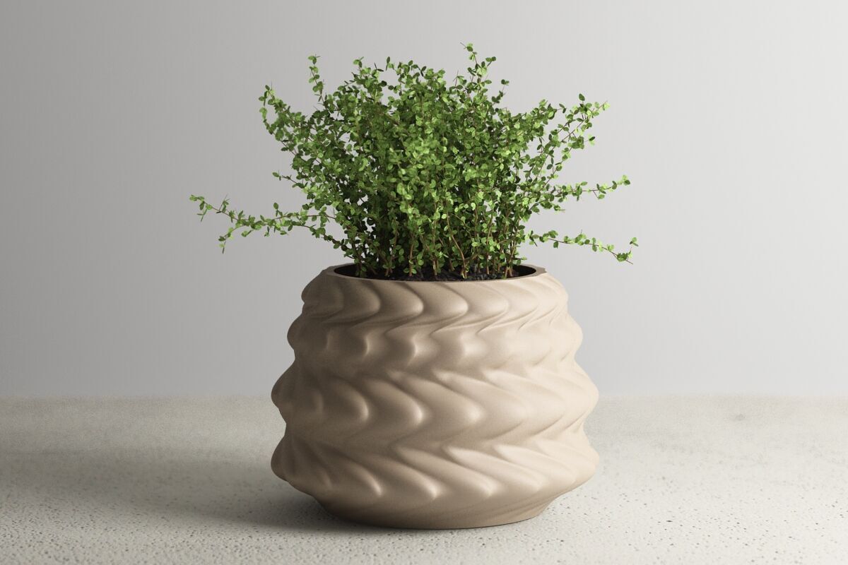 vase 3d print 344 3D print model_2