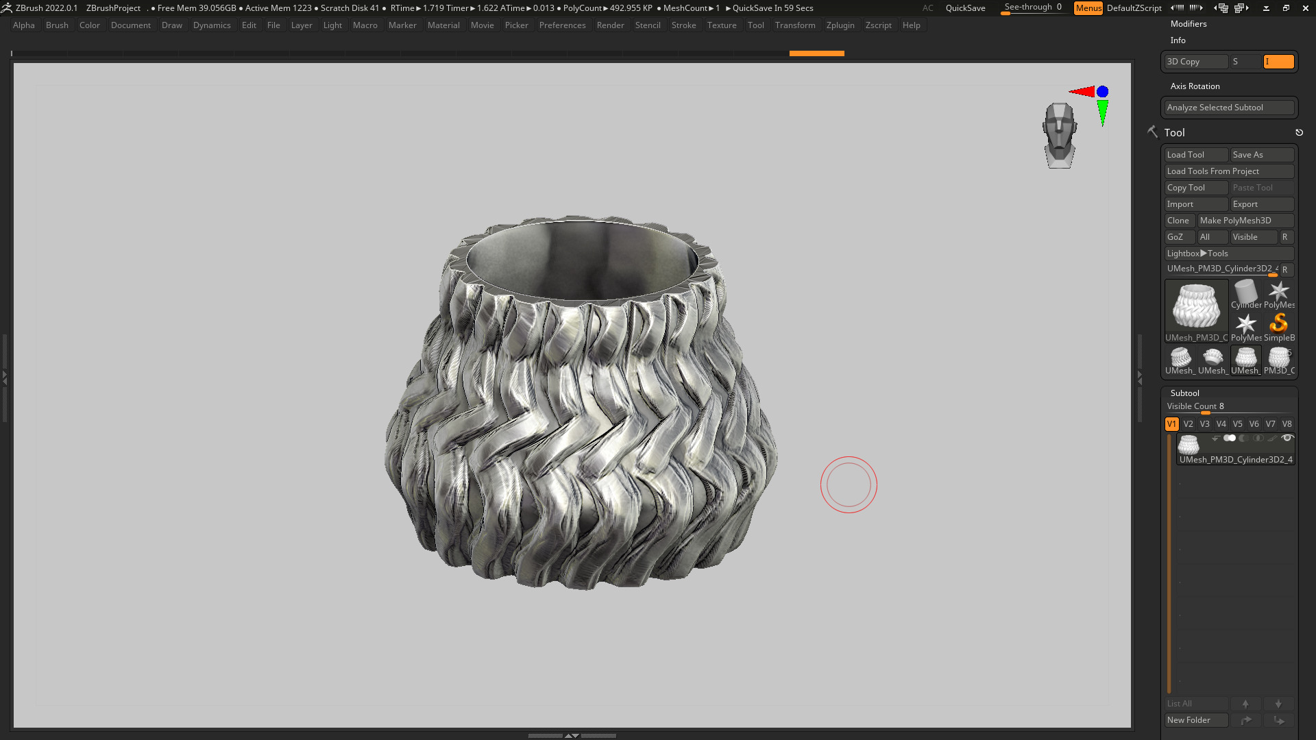 vase 3d print 343  3D print model_4