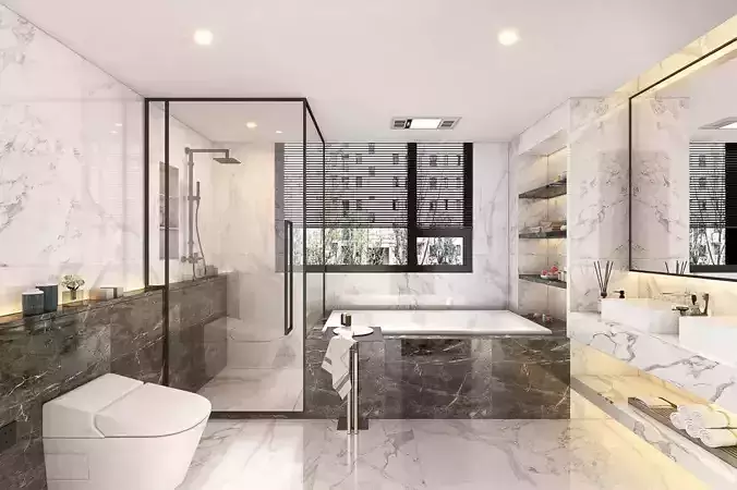 Modern bathroom
