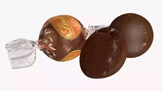 Lindt LINDOR Hazelnut Milk Chocolate 3D model