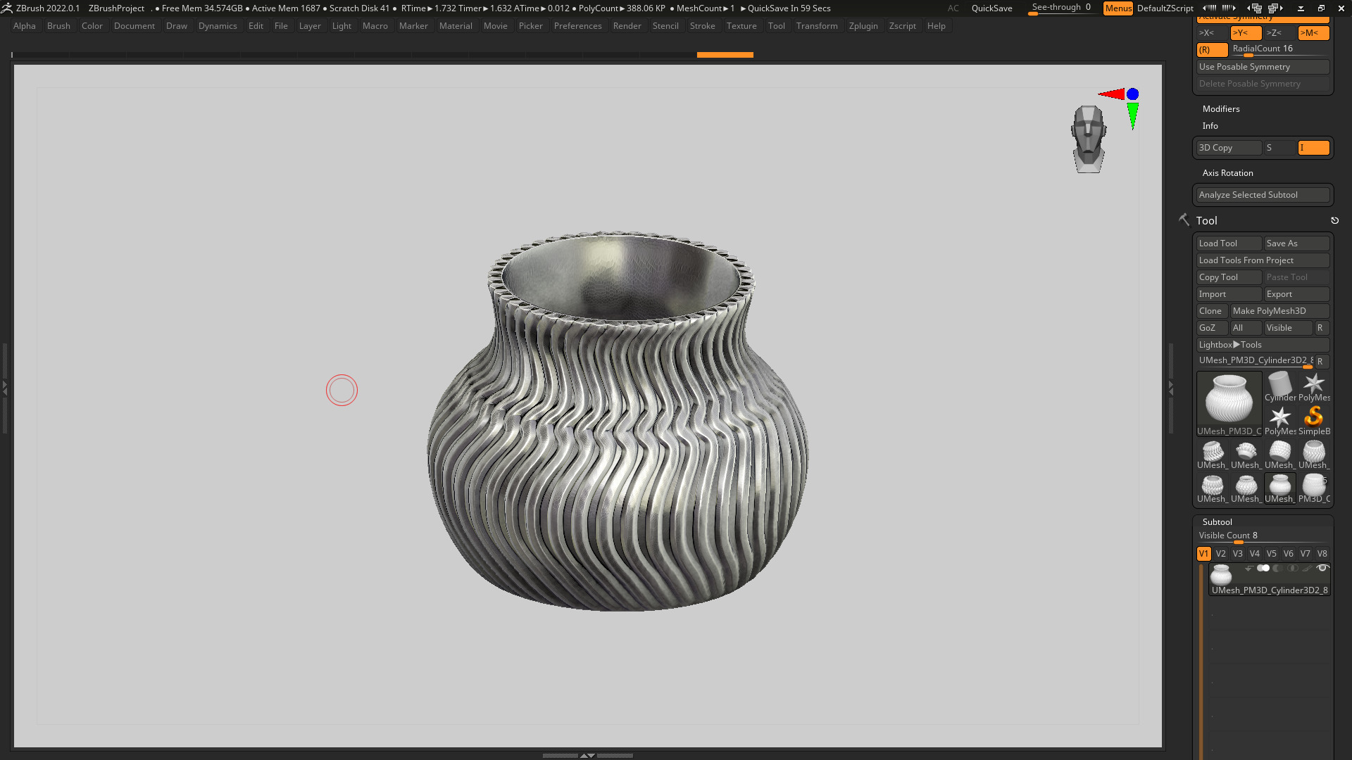 vase 3d print 335  3D print model_6