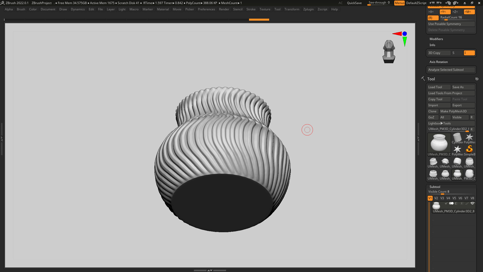 vase 3d print 335  3D print model_5
