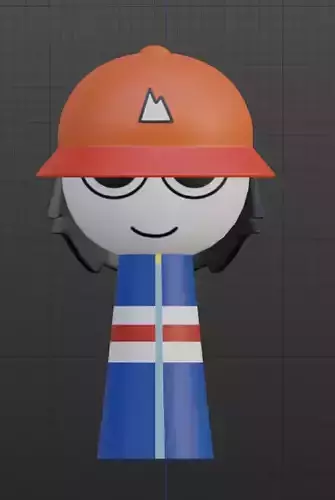 Sprunki 3D Incredibox El Cool P Low-poly  Low-poly 3D model