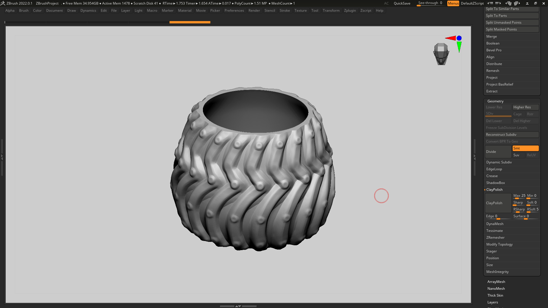 vase 3d print 332  3D print model_5