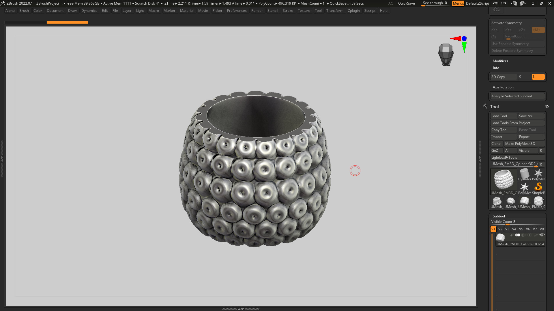 vase 3d print 331 3D print model_6