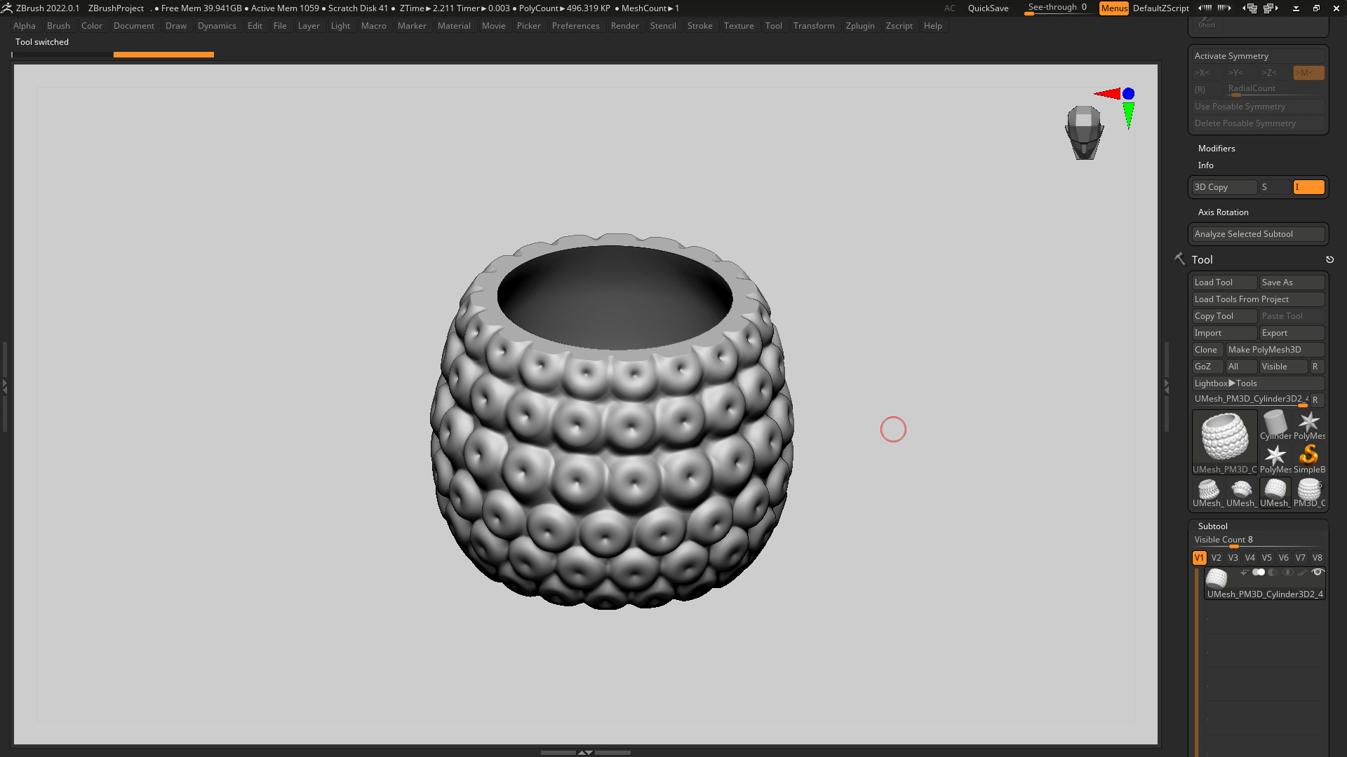 vase 3d print 331 3D print model_3