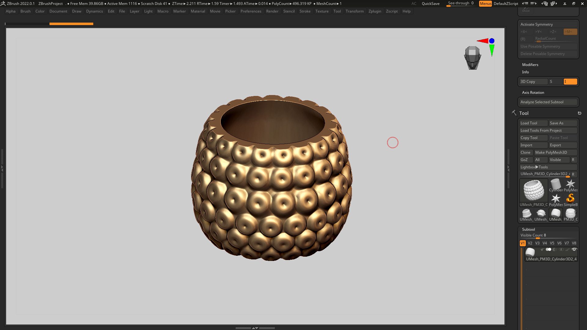 vase 3d print 331 3D print model_7