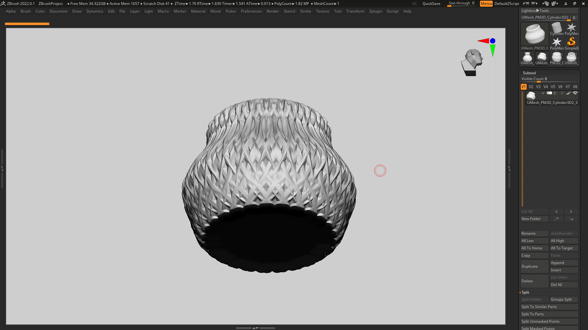 vase 3d print 326 3D print model_7