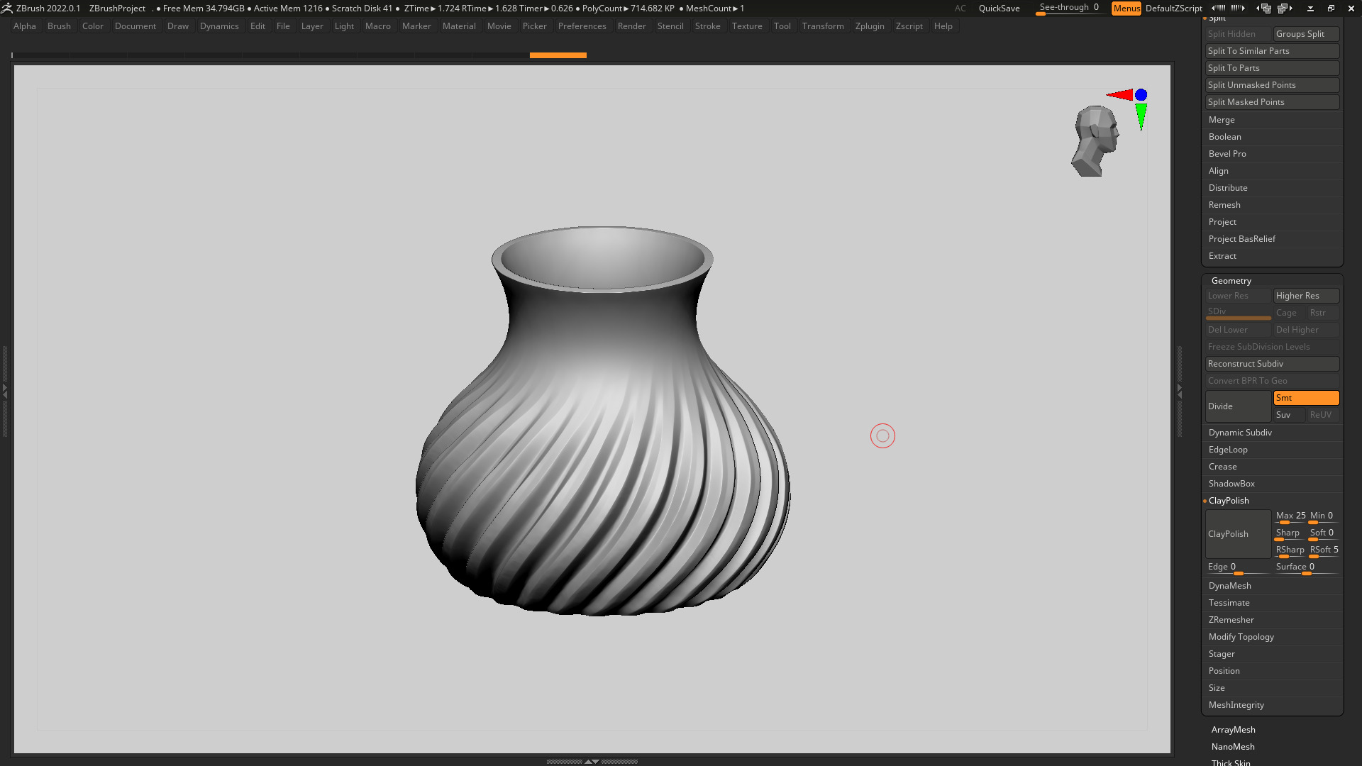 vase 3d print 325  3D print model_3