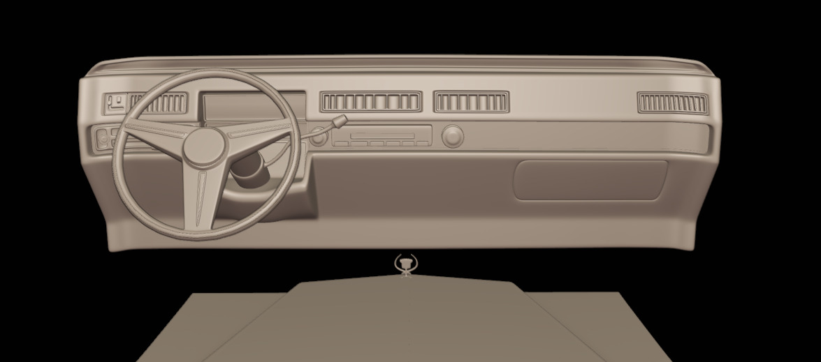 cadillac deville sedan 1975 4 doors 3D print model_13