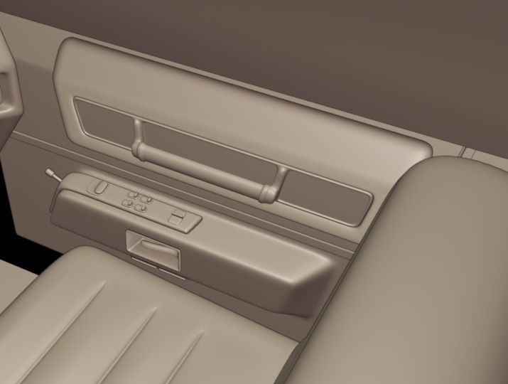 cadillac deville sedan 1975 4 doors 3D print model_10