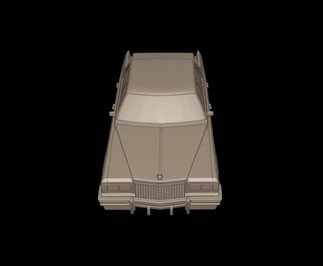 cadillac deville sedan 1975 4 doors 3D print model_5